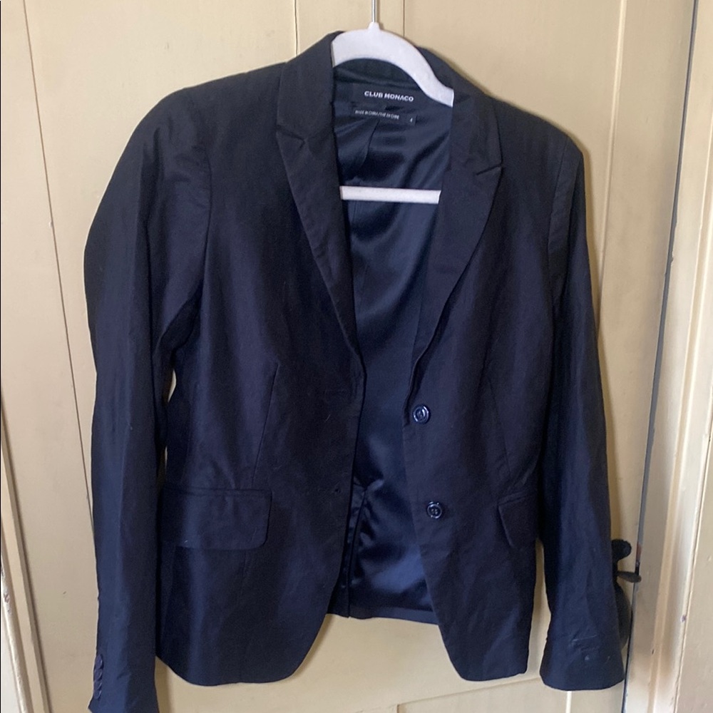 Club Monaco Men's Black Blazer